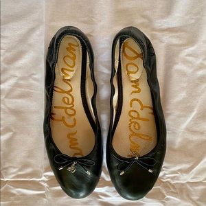 Sam Edelman Felicia Black Ballet Flats 10W